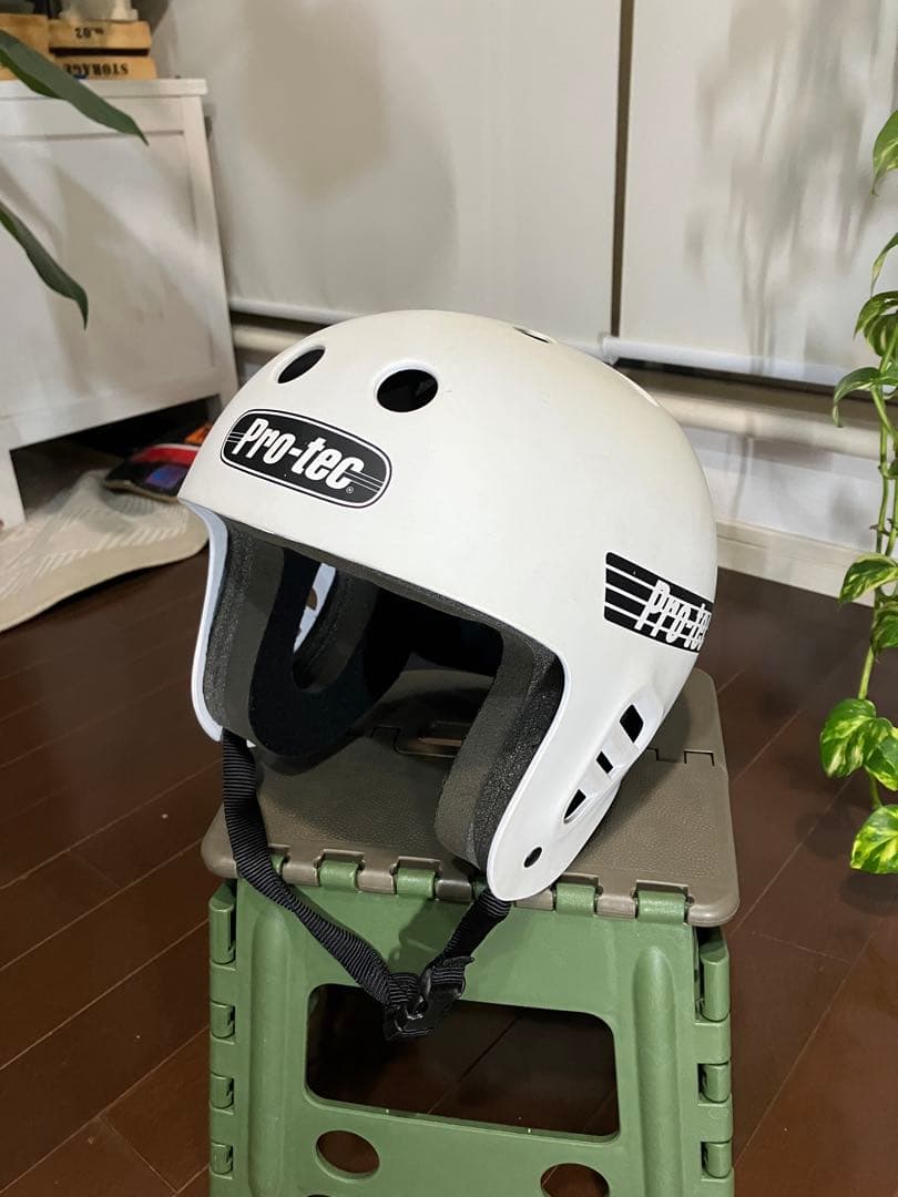 Pro-tec スケートボード ヘルメット フルカット　マットホワイト
