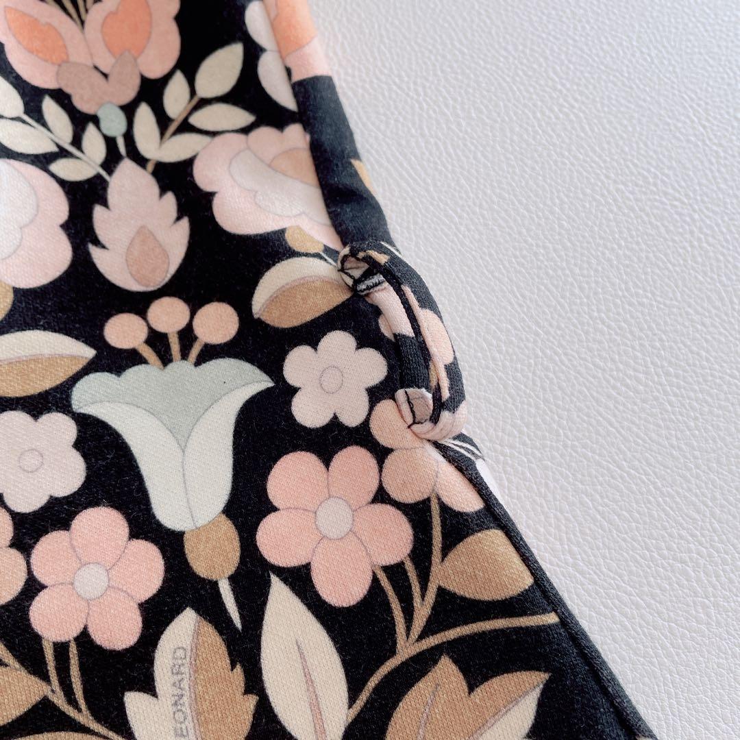 高級ライン✨美品✨LEONARD レオナールパリ　ジレ　ロング　ベスト　ウール