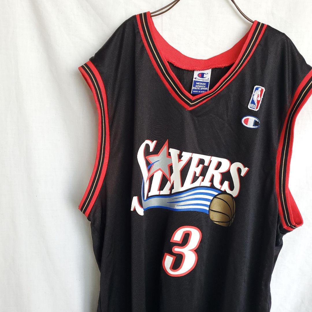 NBA 76ers IVERSON #3 アレン・アイバーソン ユニフォーム 黒