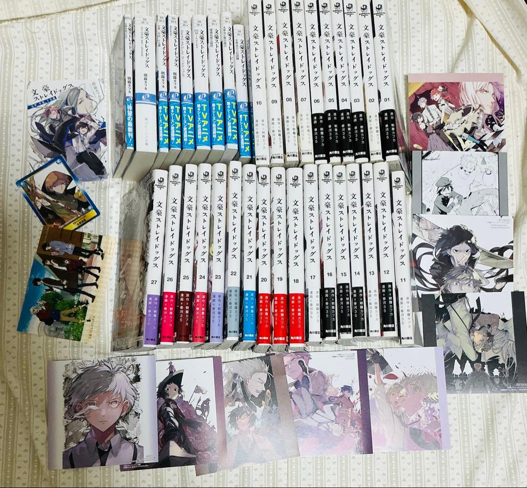 文豪ストレイドッグス 漫画 27巻 小説 9冊 合計36冊セット 【匿名配送】
