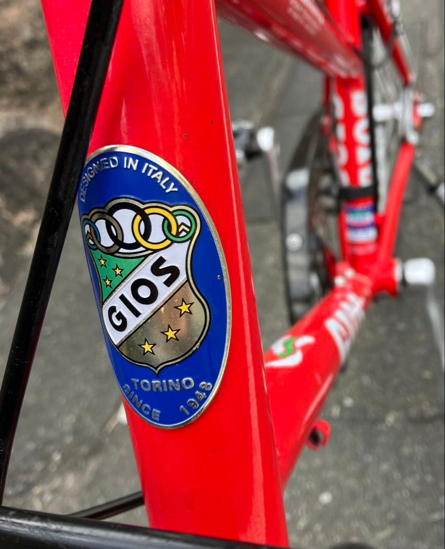 GIOS ミニベロ 自転車 レッド　引き取り限定