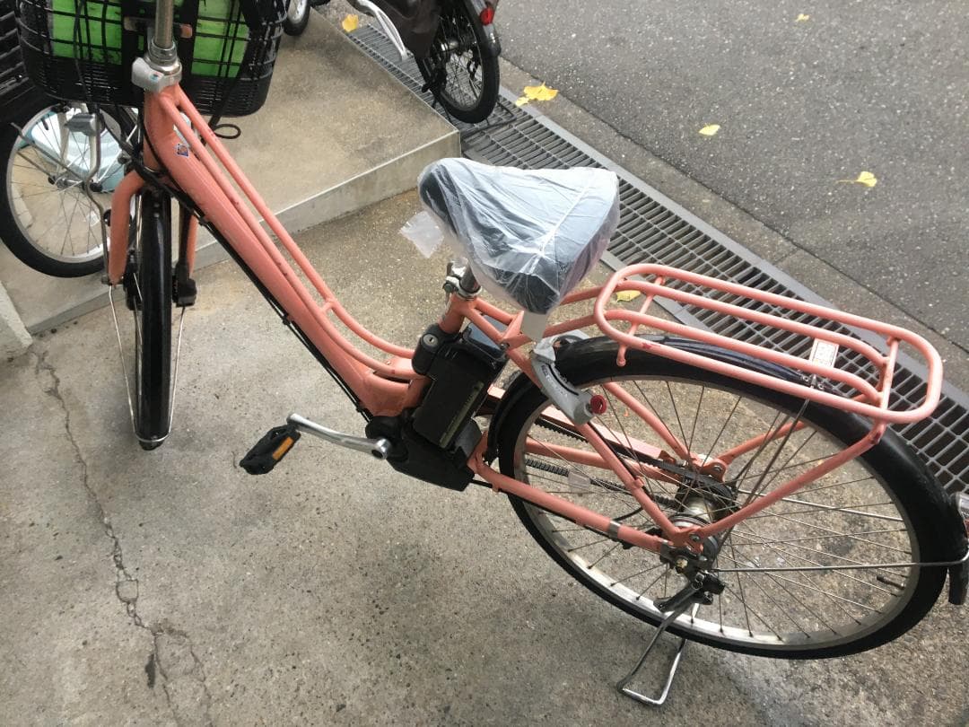 地域限定送料無料　カジュナ　E　回生充電モデル　ピンク　神戸市　電動自転車