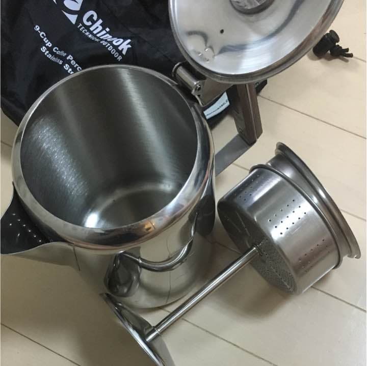 Chinook(チヌーク) ティンバーライン ステンレスコーヒー 9カップ
