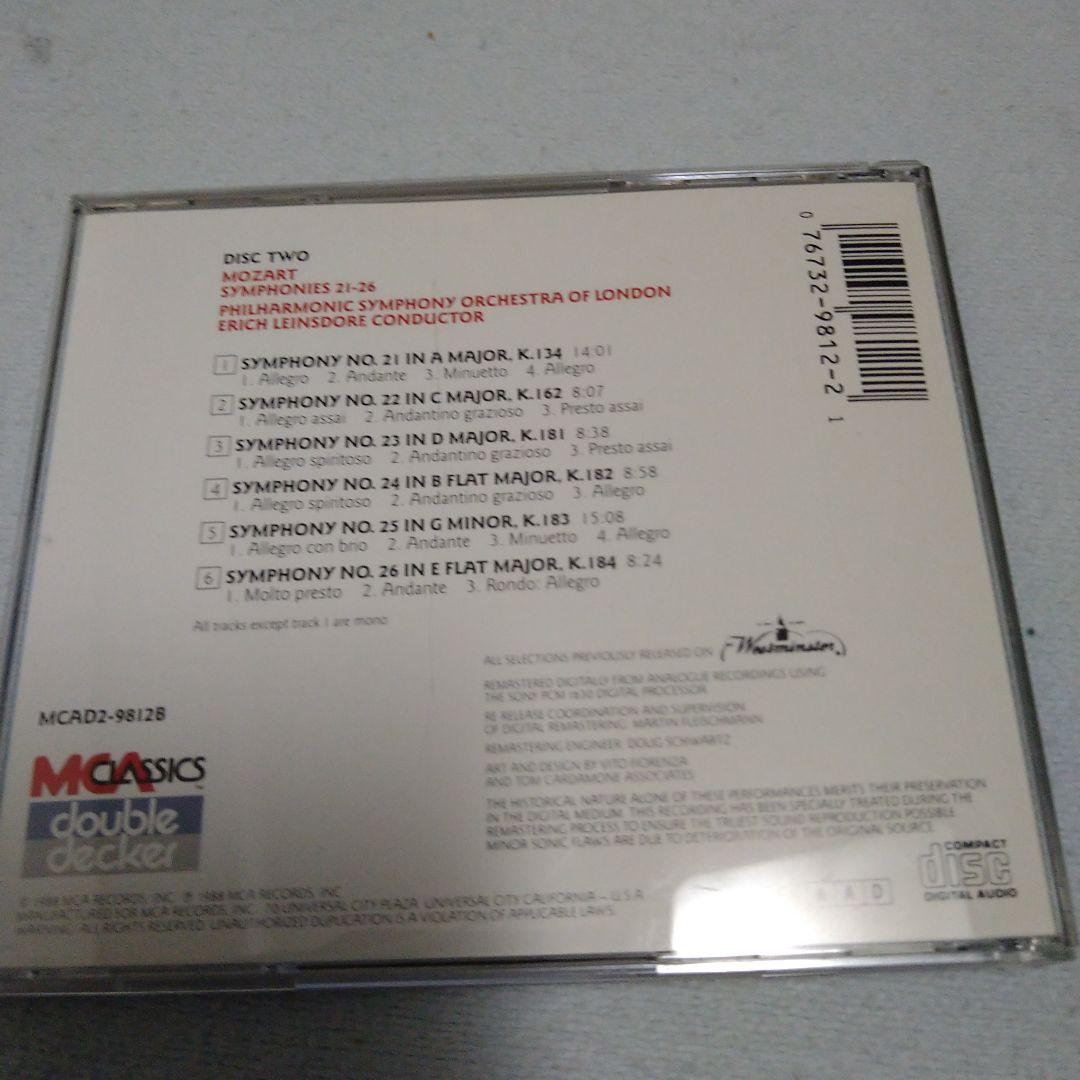 「モーツァルト交響曲全集／ラインスドルフ＆フィルハーモニックロンドン」（8CD）