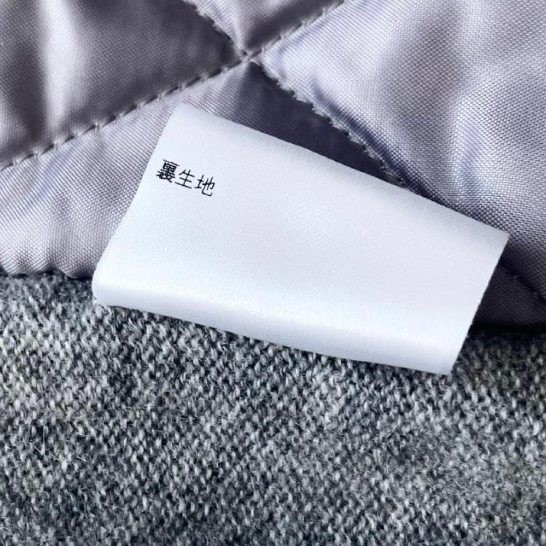 【希少美品】マスターバニー 中綿ニットブルゾン L グレー ゴルフ キルティング
