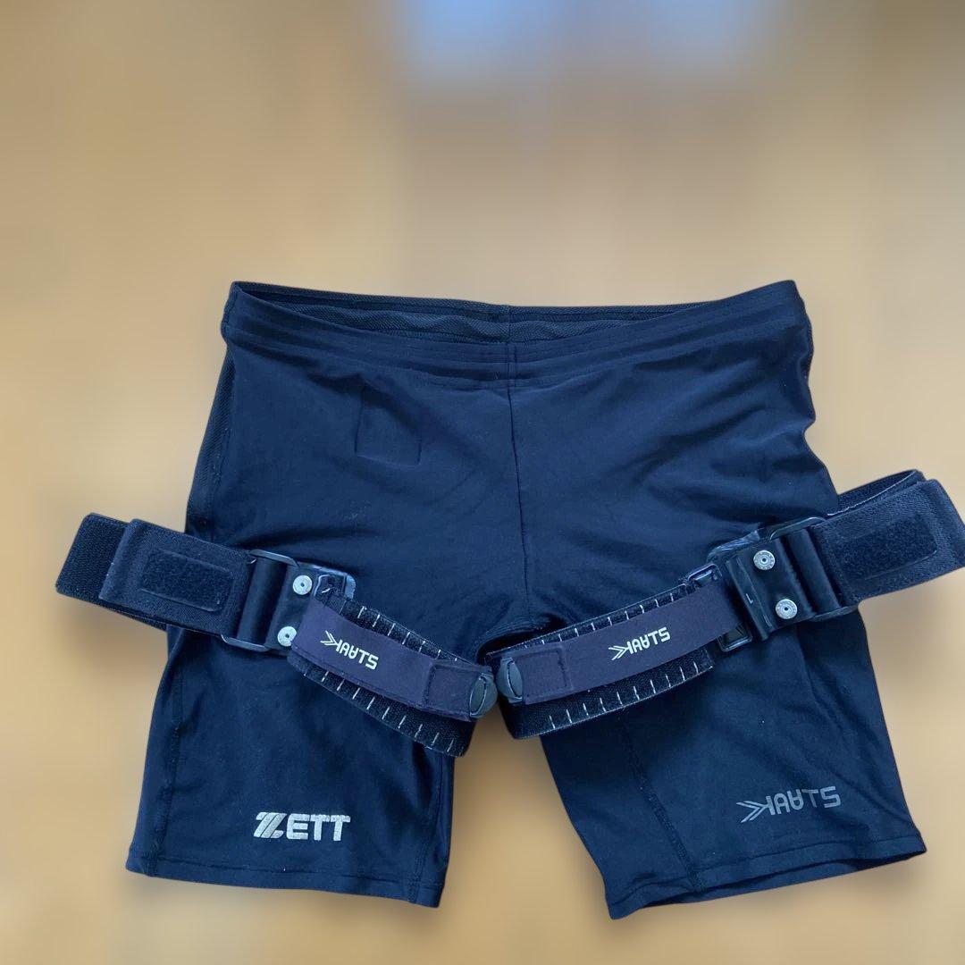 ☆ZETT ゼット調整可能加圧式ショートパンツ 黒サイズL
