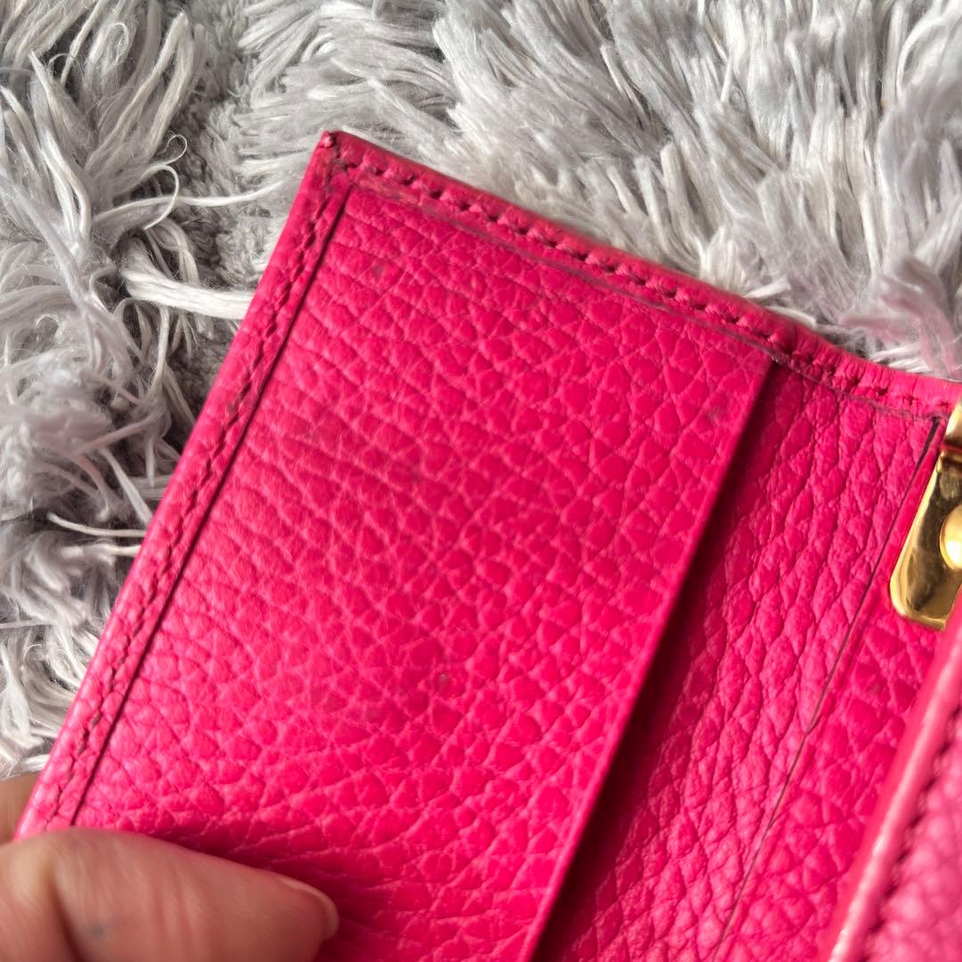 良品✨レアカラー　GUCCI キーケース　マーモント　シボ革　6連　レディース