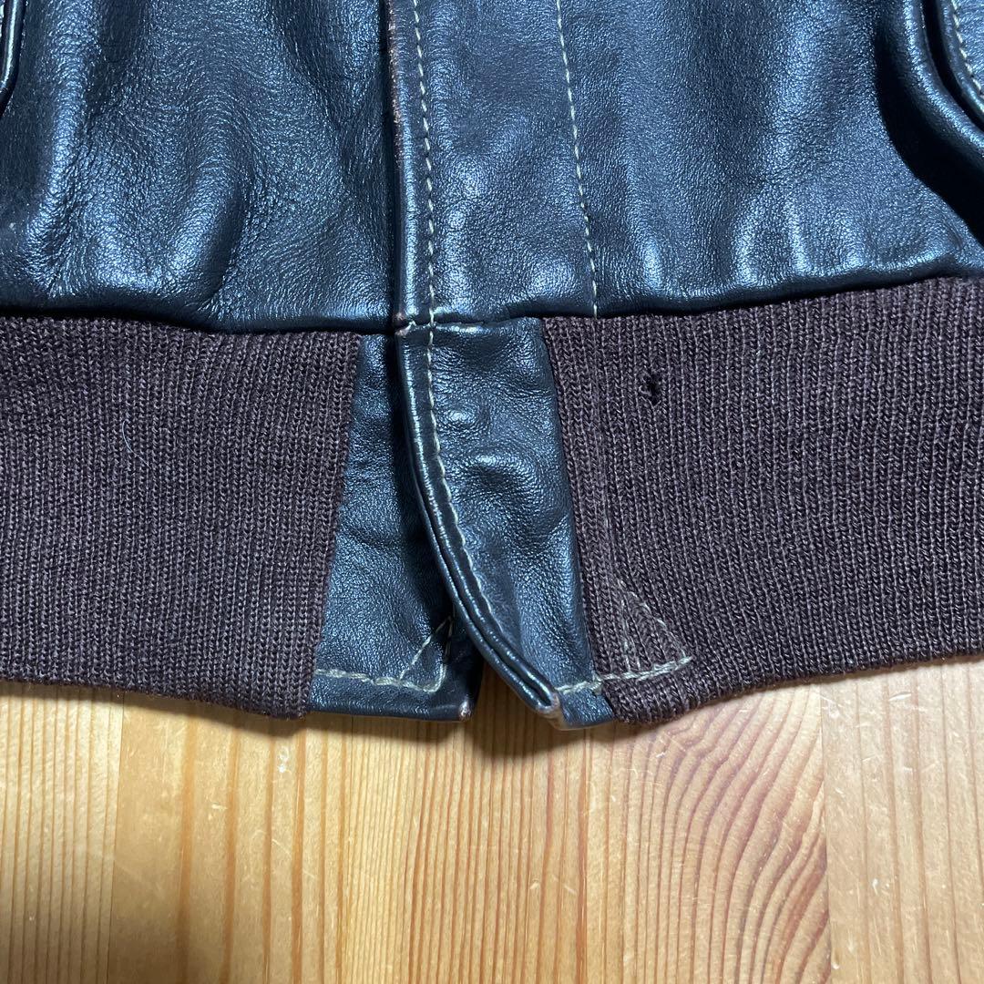 休*k様 VANSON A-2 レザージャケット フライトジャケット　42