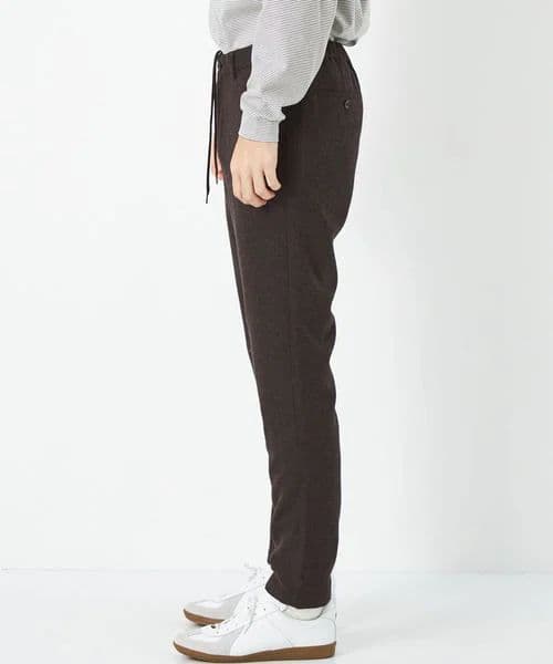 green label relaxing【美品】イージースラックス グレー L