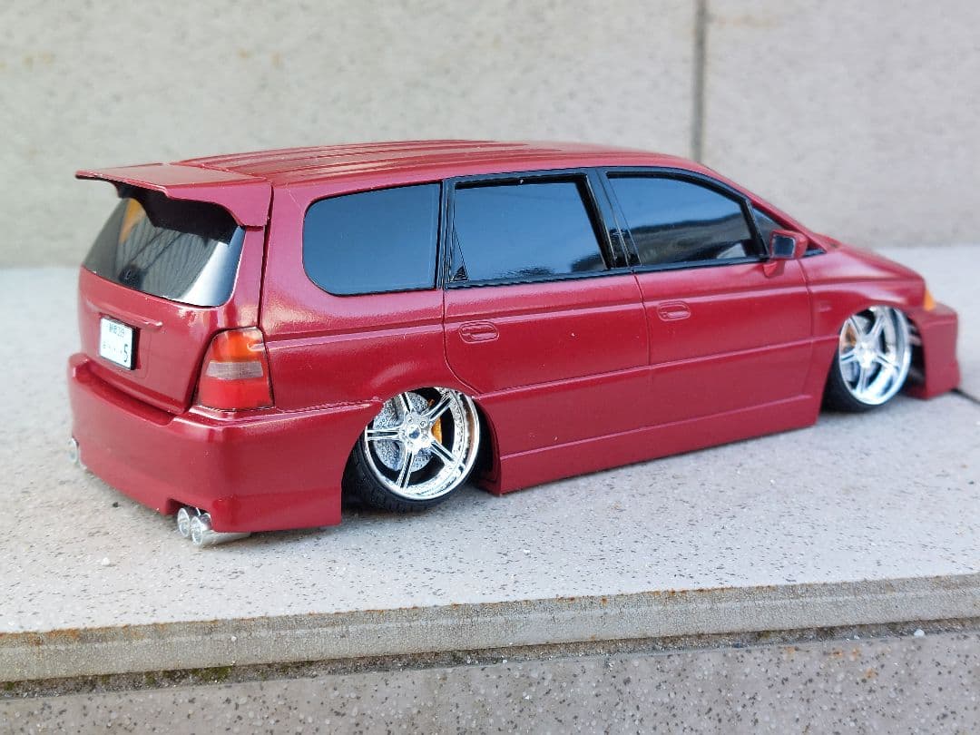 プラモ　ホイール　タイヤ　車　アオシマ　シャコタン