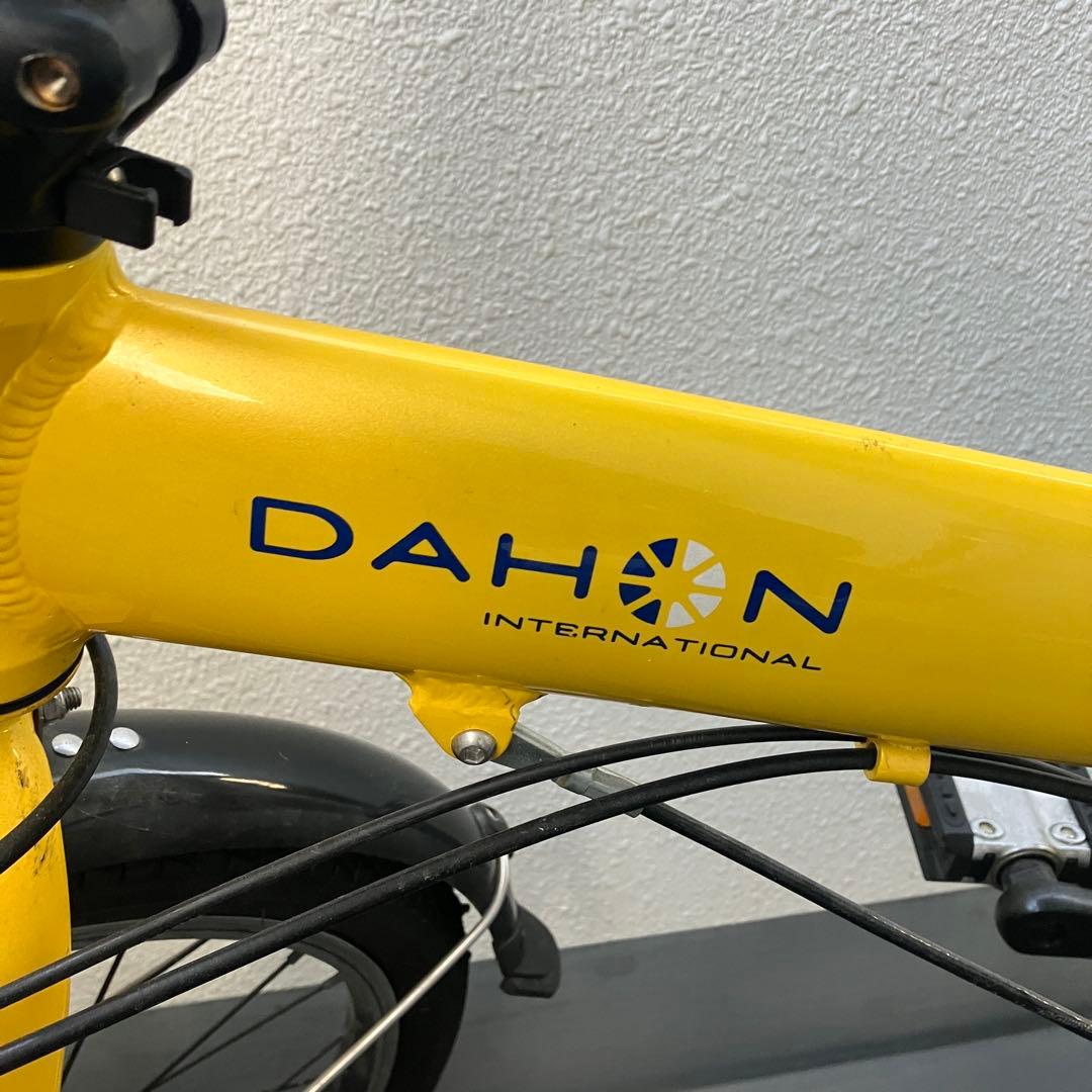 DAHON ダホン VYBE D7 折り畳み自転車 イエロー　おまけ付き