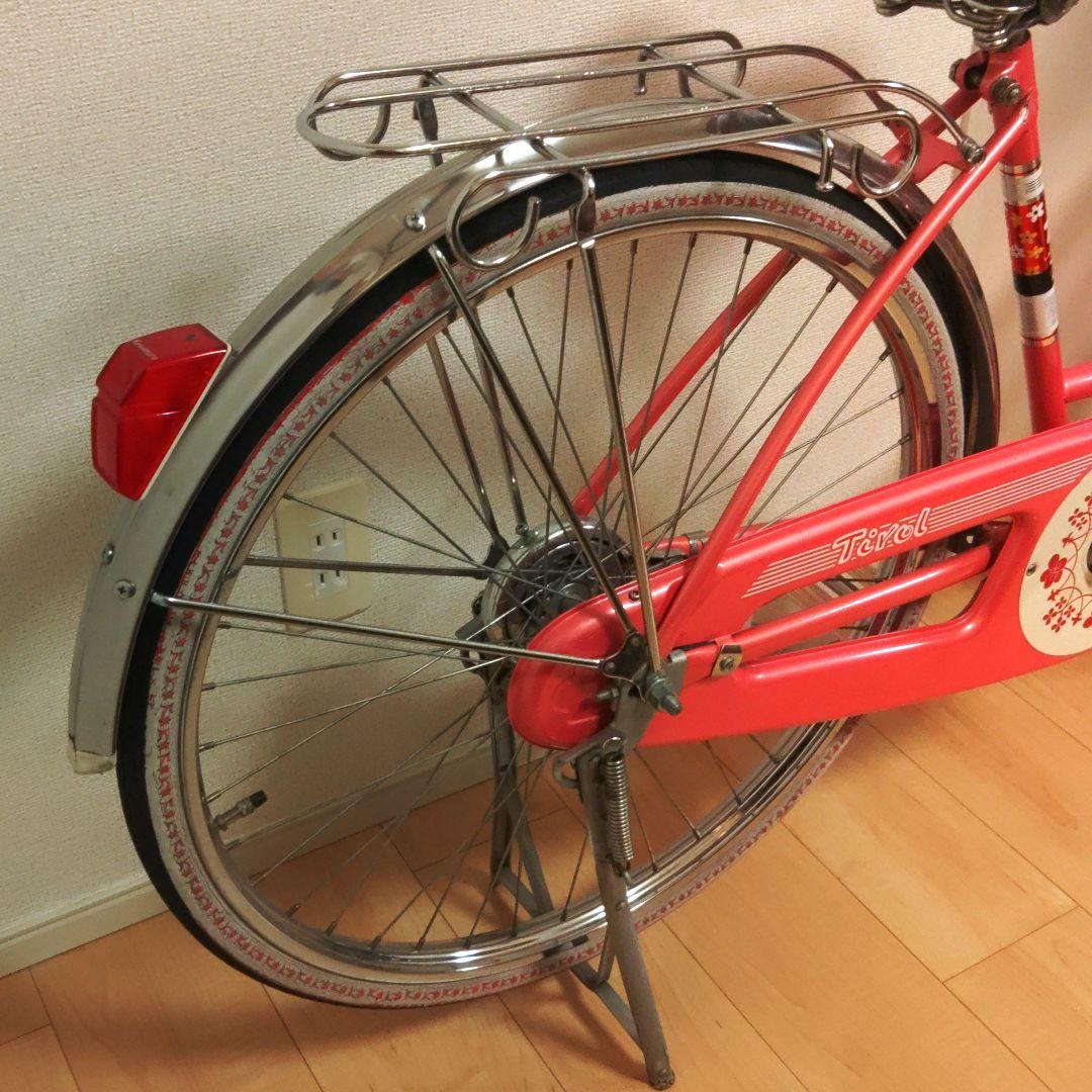 昭和 レトロ カワムラ 自転車 チロル シティサイクル 希少 純正部品多数