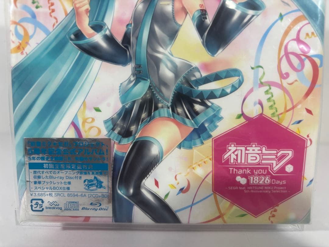 【未開封品】初音ミク Thank you 1826 Days 初回生産限定盤特典