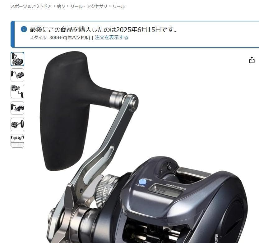 daiwa ティエラ 25 TIERRA IC 300H-C