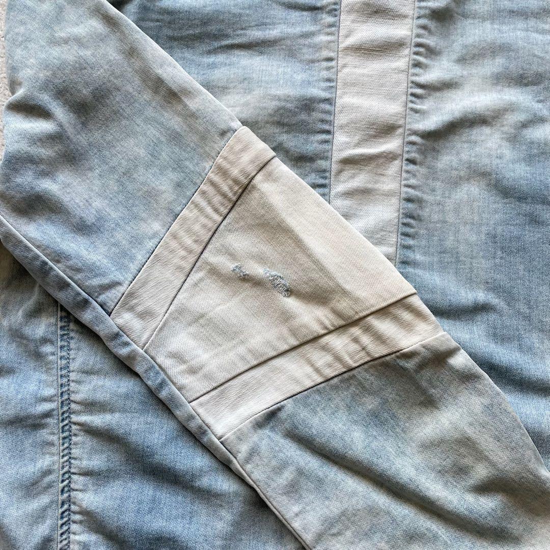 DIESEL デニムジャケット XLサイズ ダメージ加工 ディーゼル