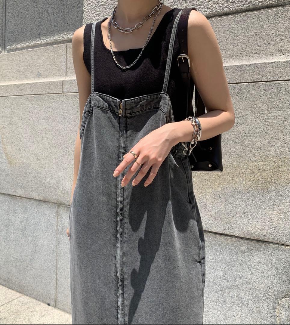 DouDou* リヨセルデニムジャンスカ 38