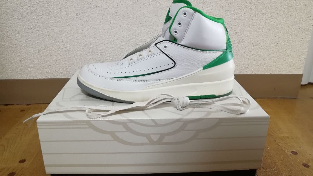 シューズ(男性用) Nike Air Jordan 2 Retro \"Lucky Green\"