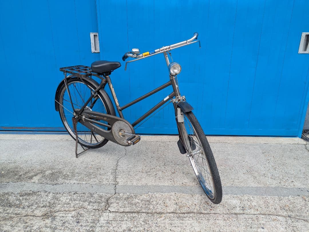 ナショナル　実用車　昭和　レトロ　自転車 ロッドブレーキ　ビンテージ