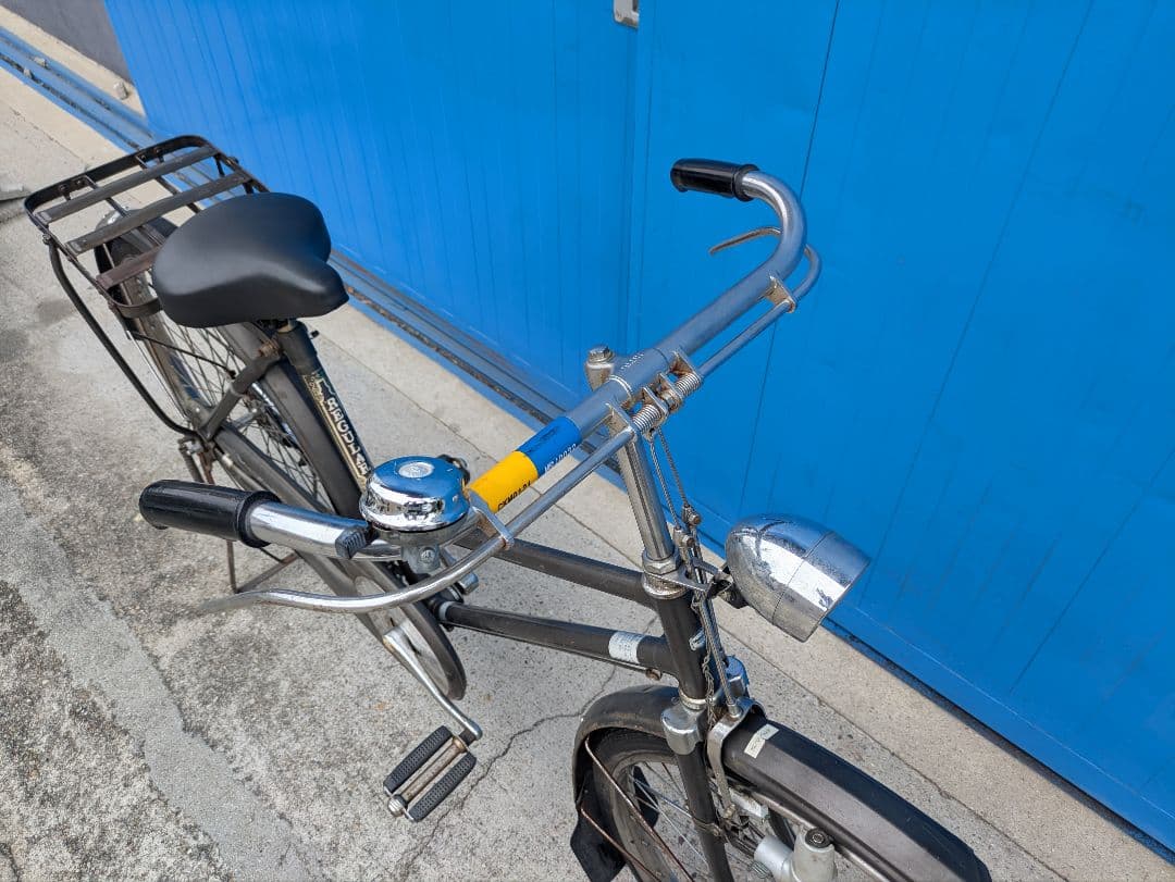 ナショナル　実用車　昭和　レトロ　自転車 ロッドブレーキ　ビンテージ