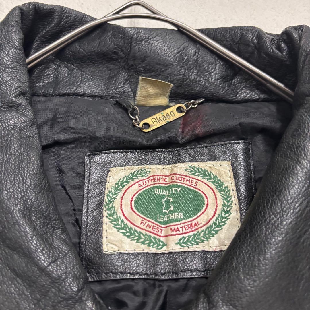 Tory lanez 着 80s 90s インド製 国旗 レザー ジャケット