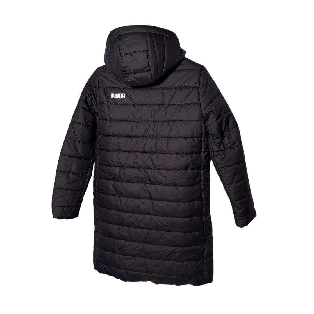 【美品】プーマ PUMA ESS パデッド コート XL 撥水 ベンチコート