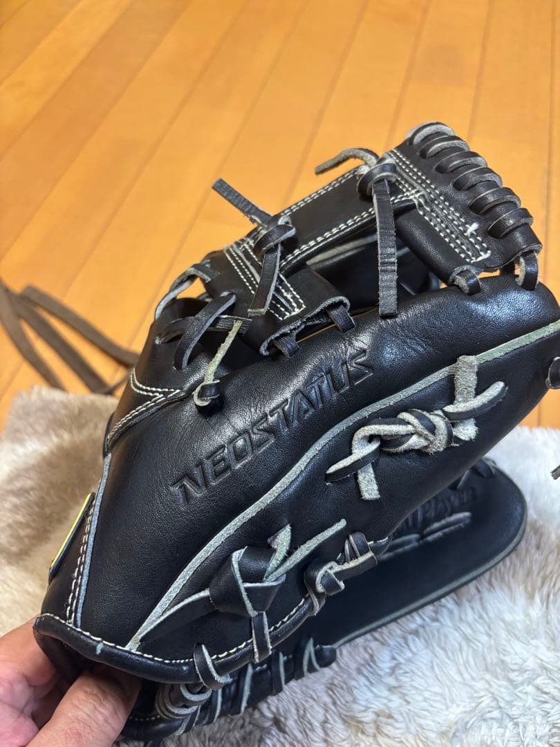 ZETT NEOSTATIS 少年用軟式野球グローブ 黒