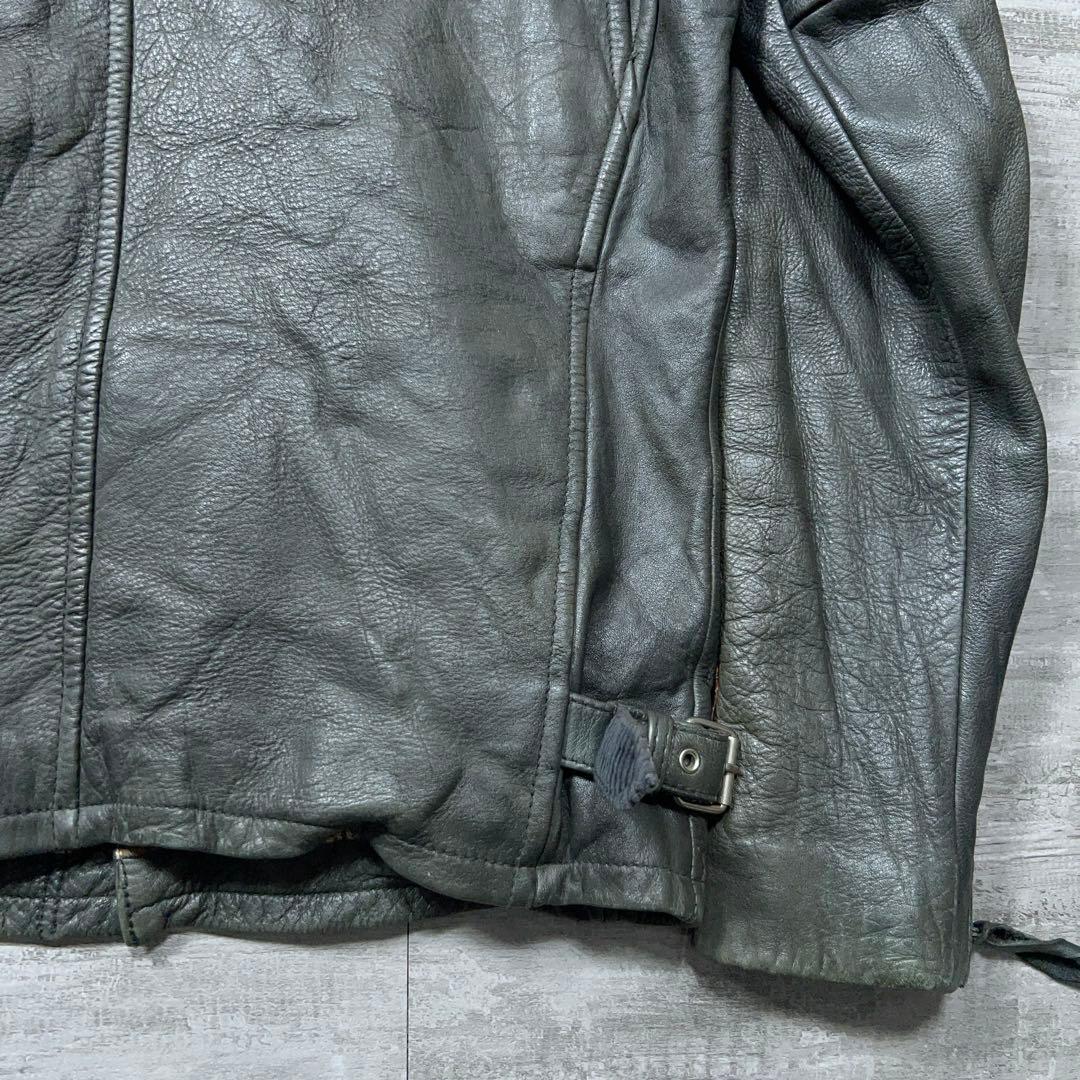 Schott クラシックレーサー カウレザー トラッカージャケット ショット M