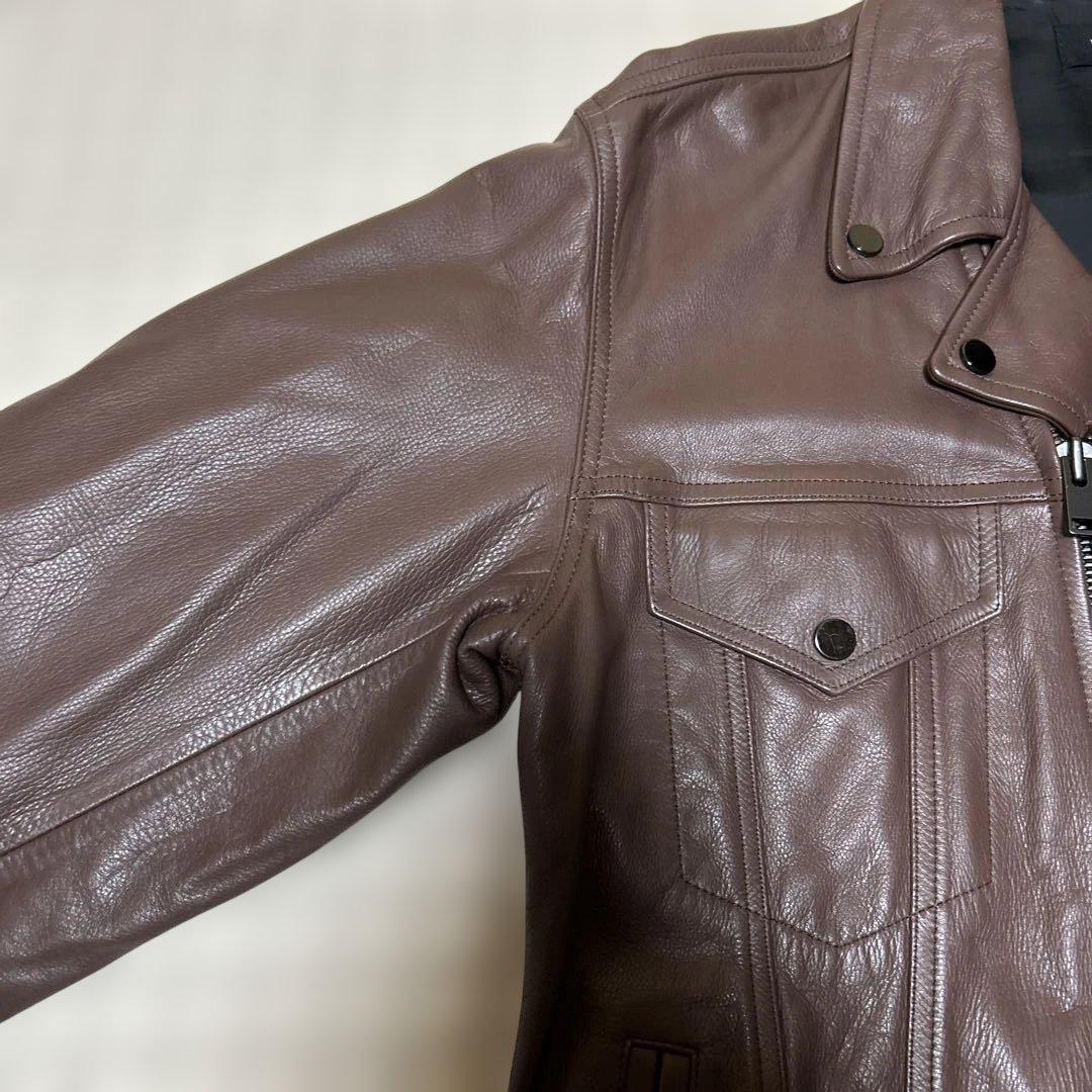 VAINL ARCHIVE COW LEATHERジャケット：L