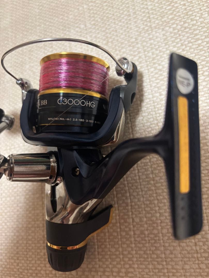 [新品]SHIMANO アオリスタbb 3000HG ナイロンライン2号付き