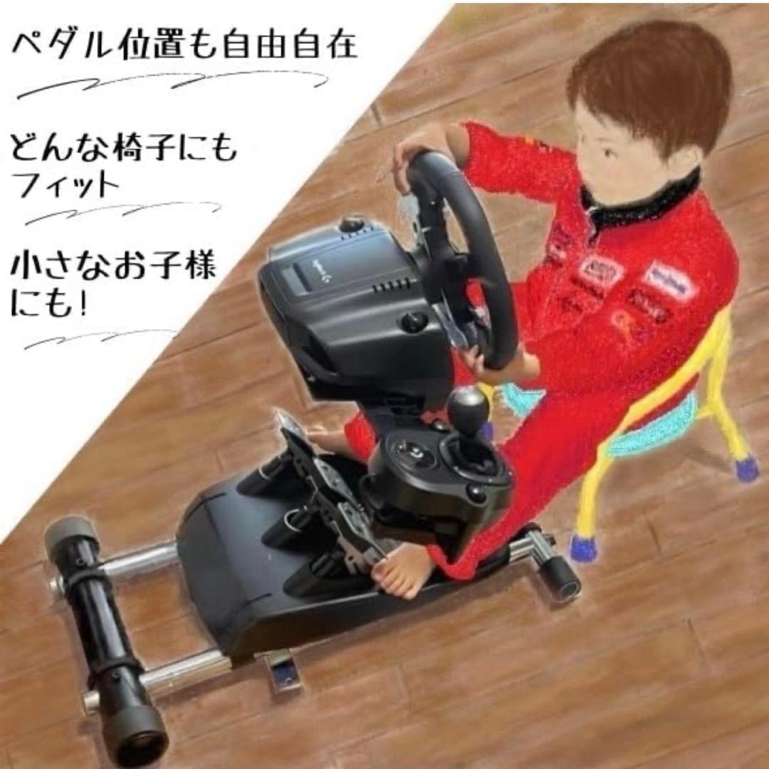 e*m様 ロジクール ドライビングフォースGT パドルシフト ホイールスタンド