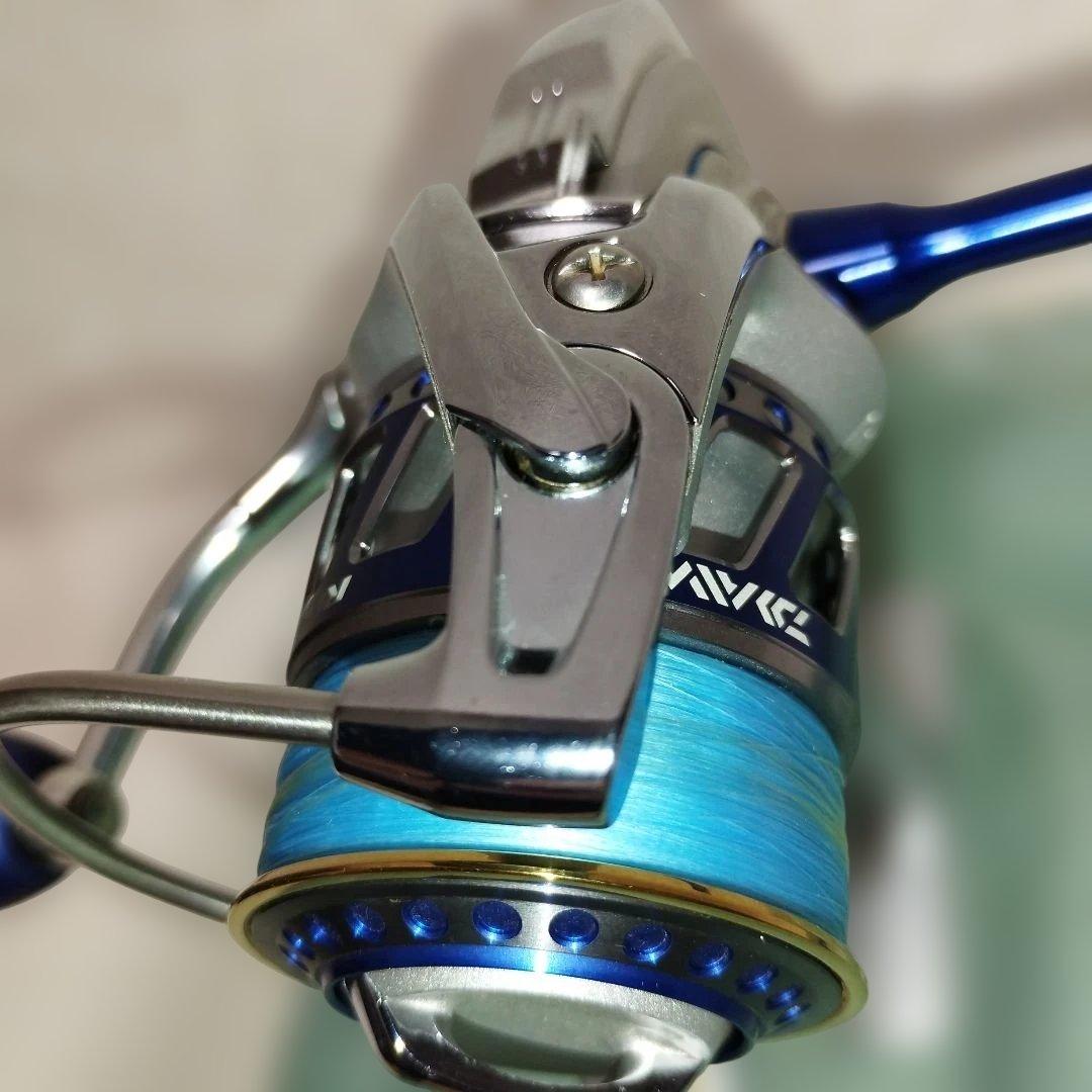 DAIWA ダイワ07ルビアス　RCSスプール　カスタムノブ　ブルー