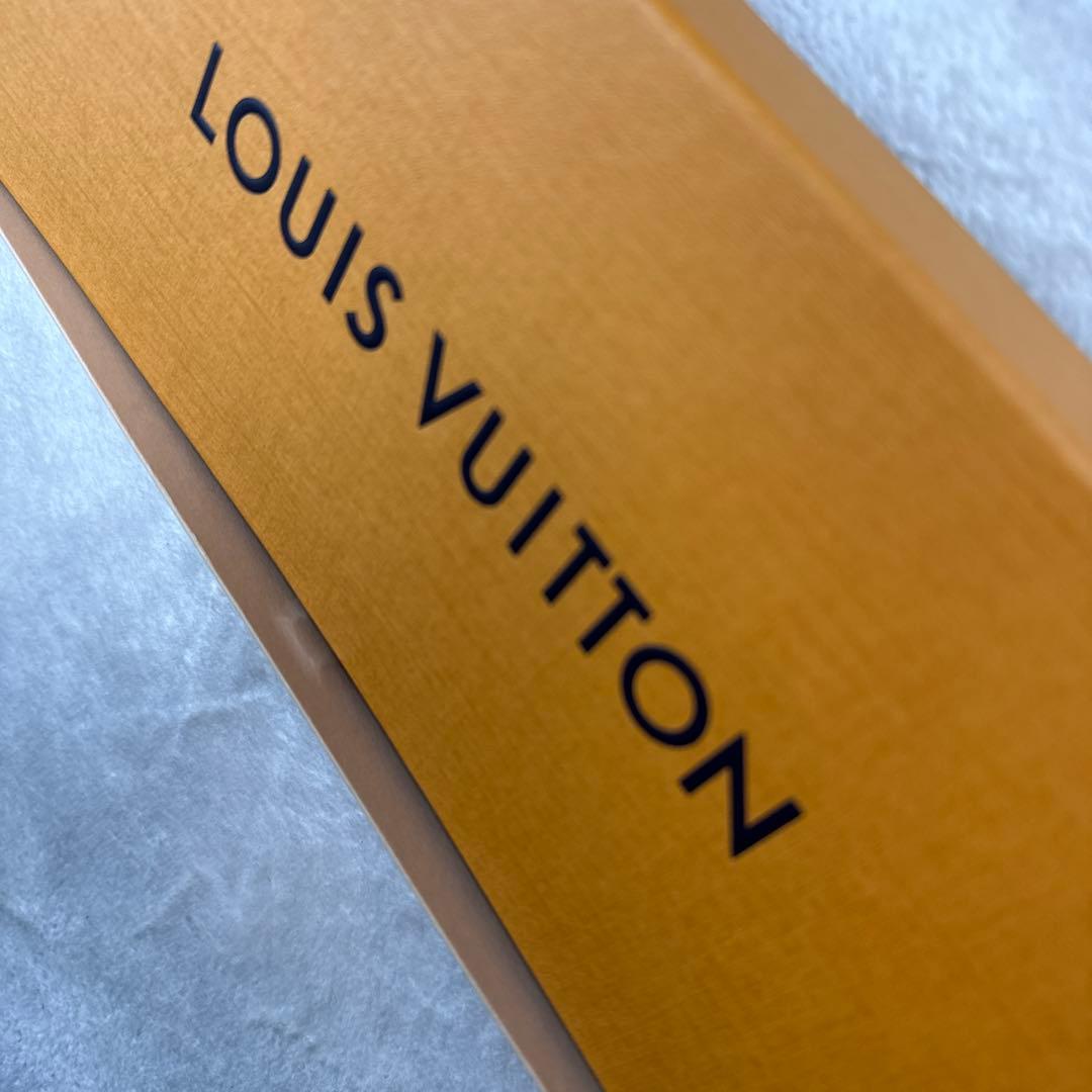 ルイヴィトン LVロゴ　モノグラムドット柄 ネクタイ　ネイビー　M79450