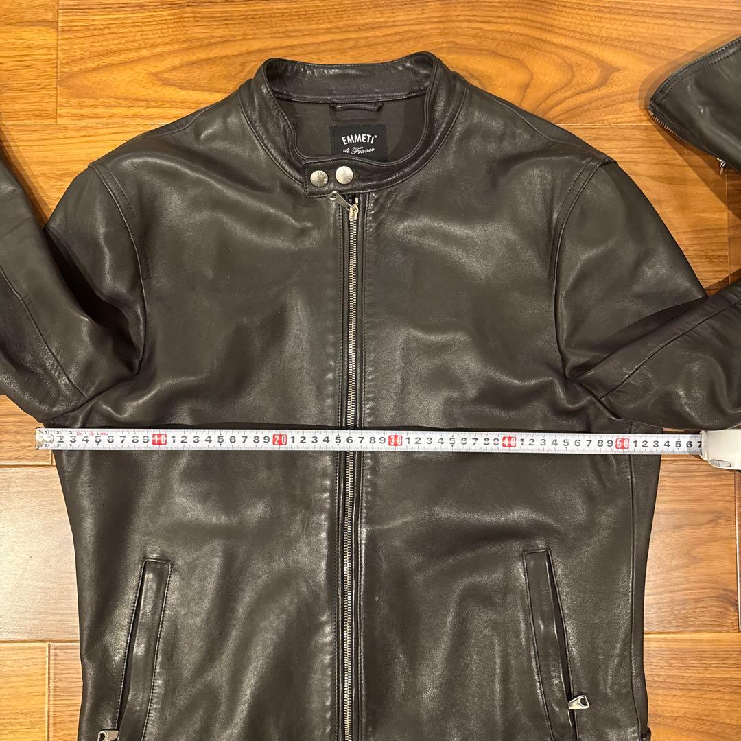 【極美品/希少50】EMMETI H（アッカ） 干場義雅氏コラボ ラムナッパ 黒