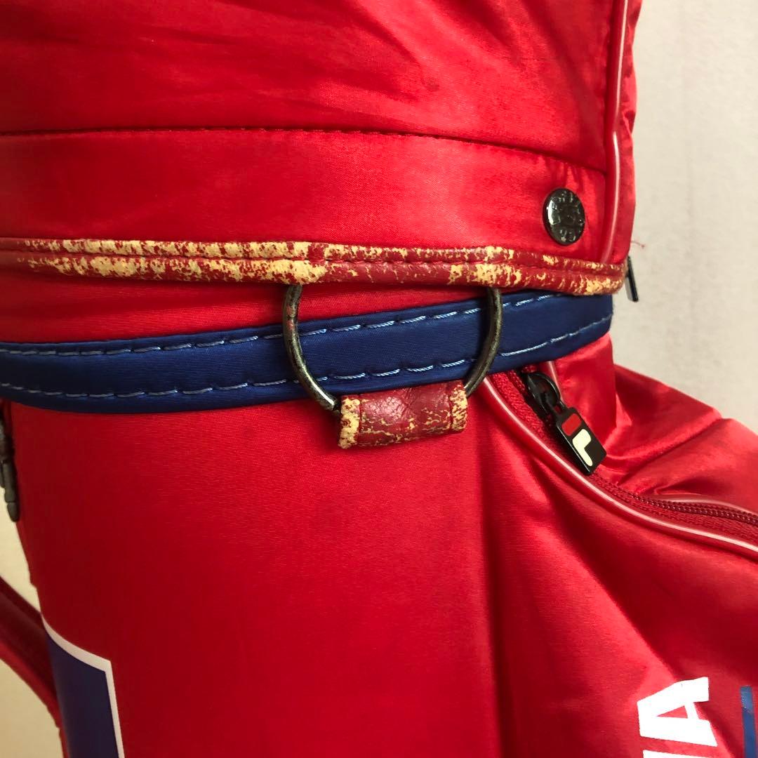FILA フィラ キャディバック レッド フード付き 2.6kg