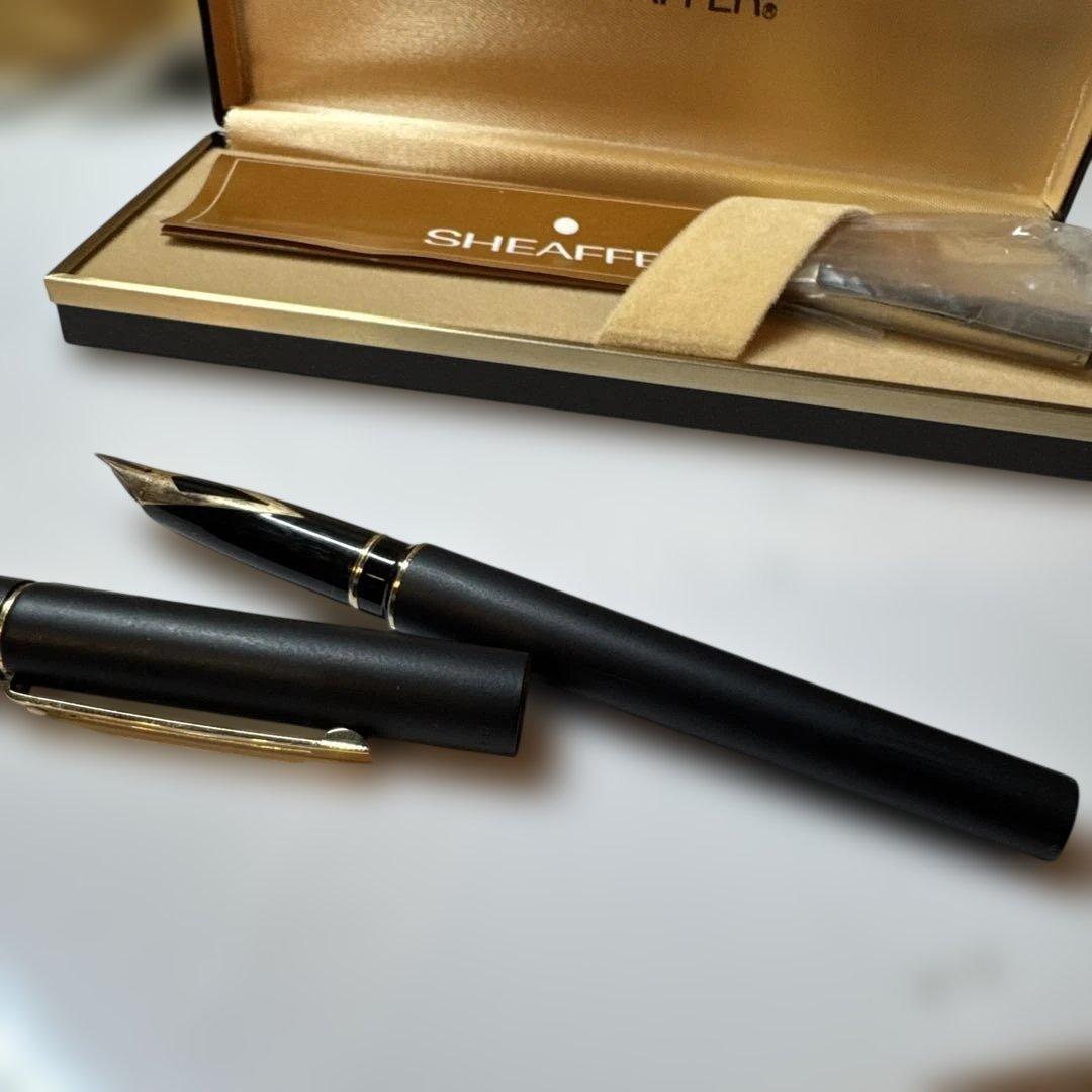 【14k】SHEAFFER シェーファー 万年筆 14K 585 黒