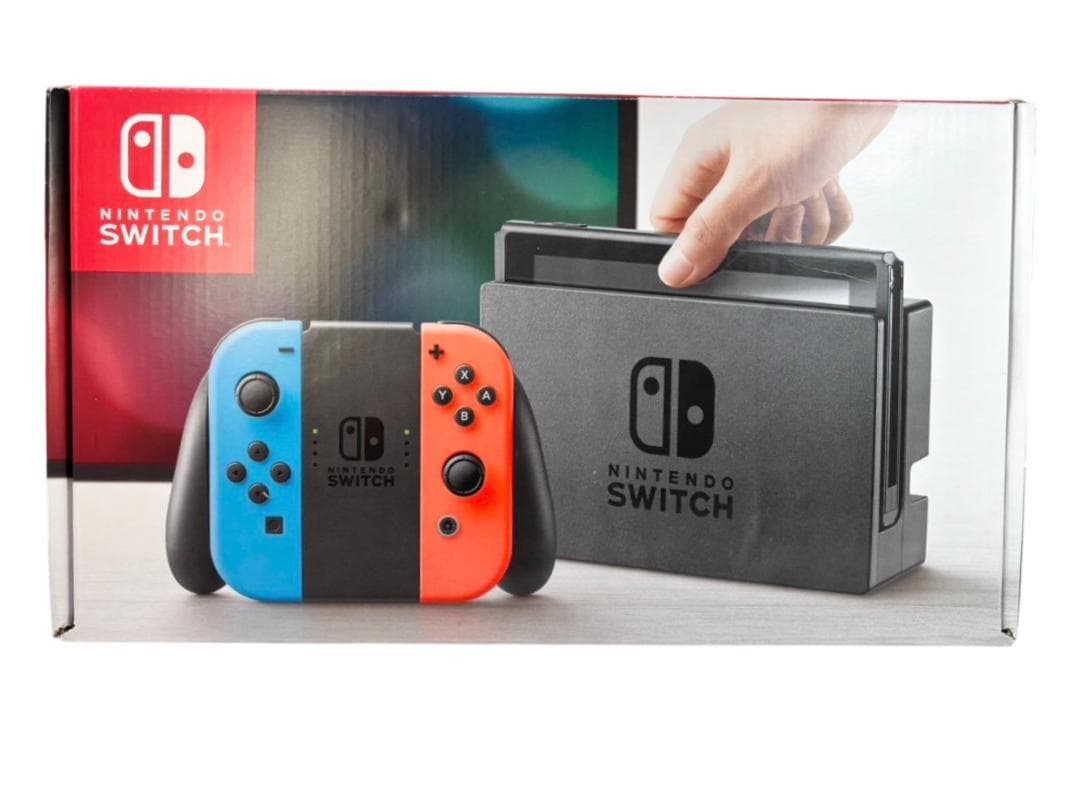 【中古】Nintendo Switch 任天堂 スイッチ HAC-001 完品