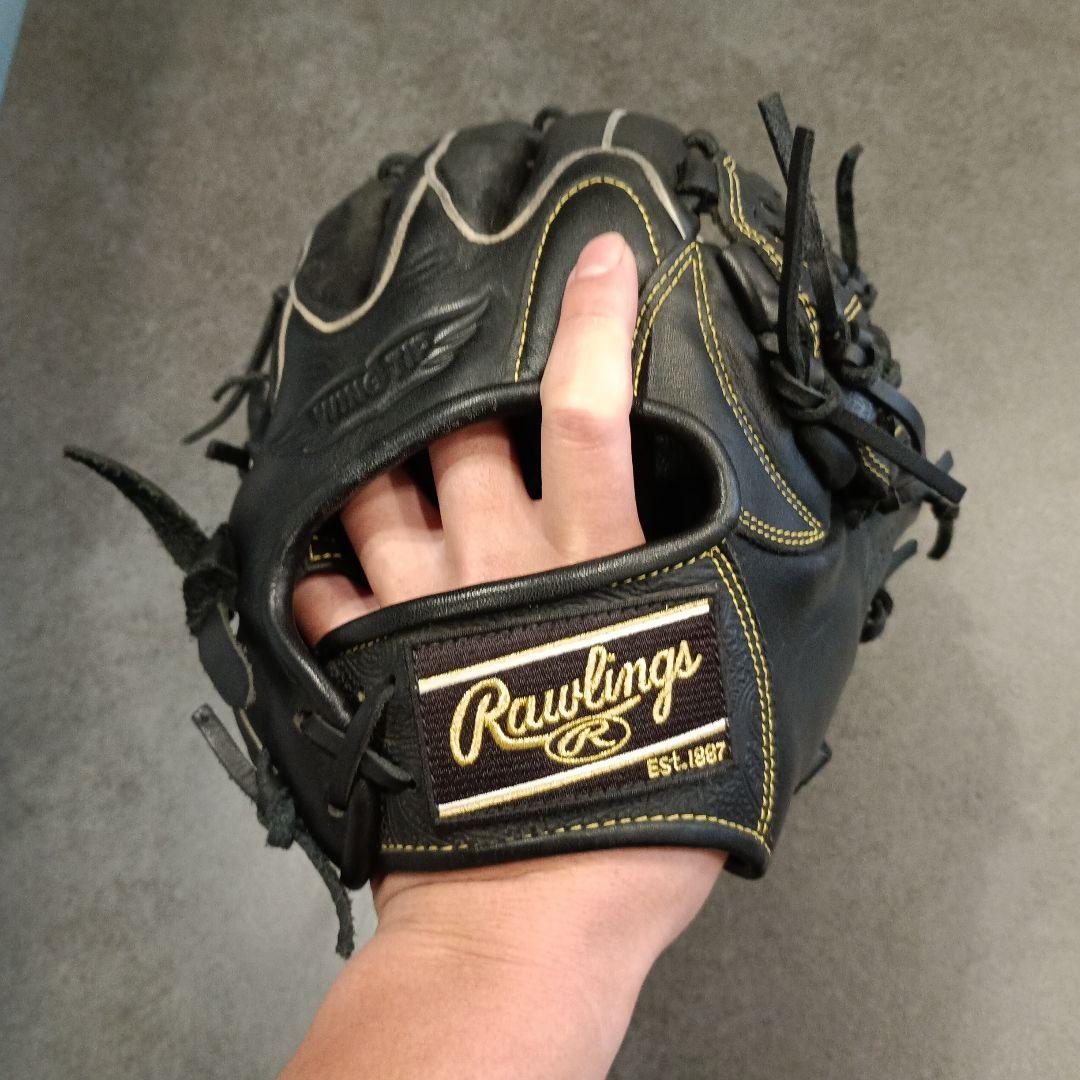 Rawlings 軟式グローブ 黒　大人用　オールラウンド