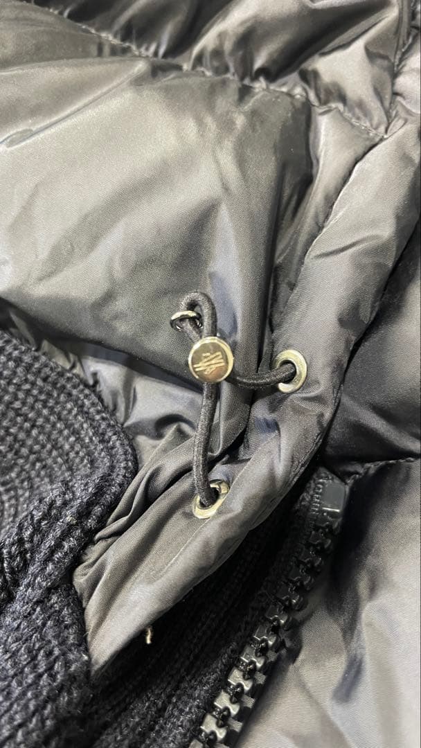 MONCLER ネイビー ダウンニットベストXXL 身幅54〜56cm