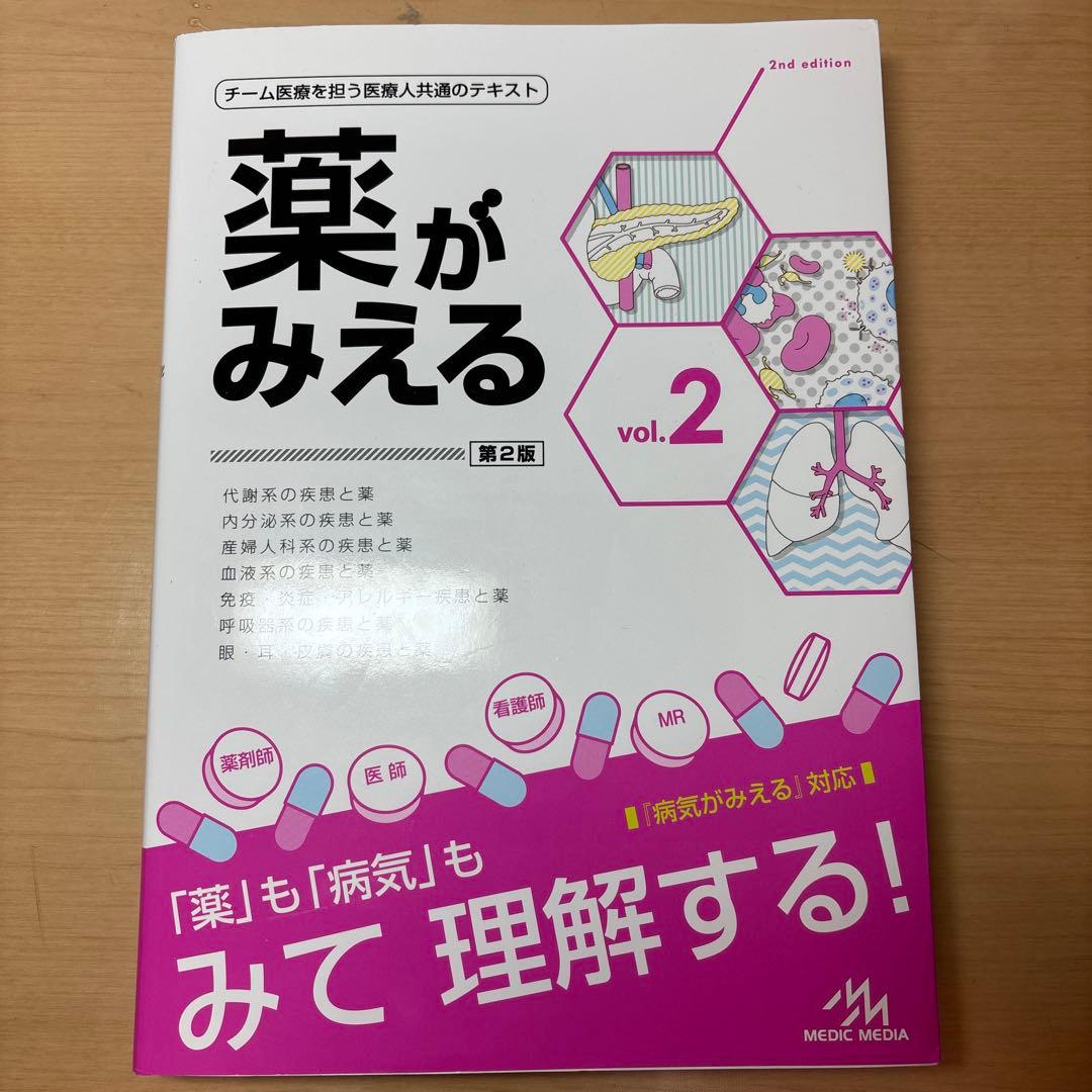 薬がみえる　第2版　vol1、2、3