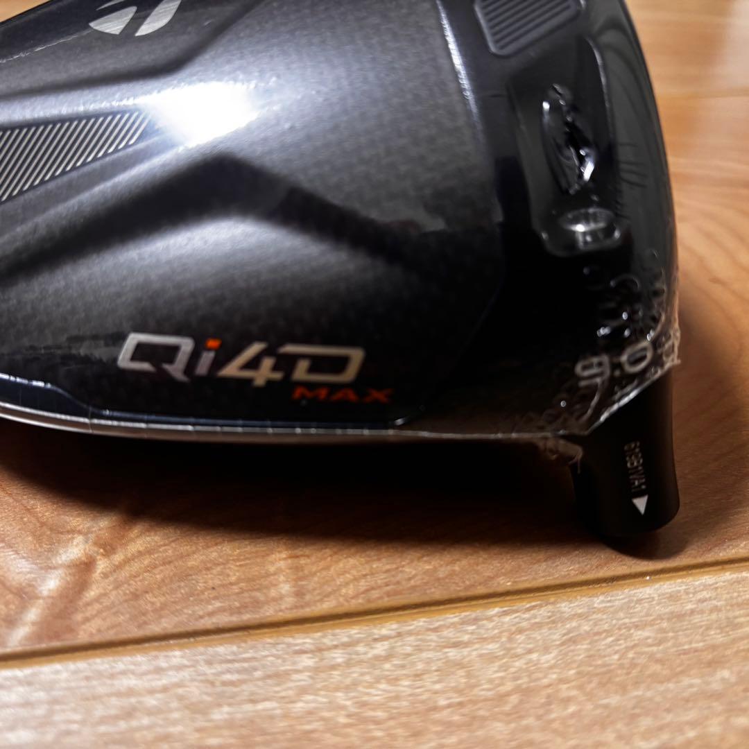 【新品】テーラーメイド Qi4D MAX ドライバー 9.0度 ヘッドカバー付