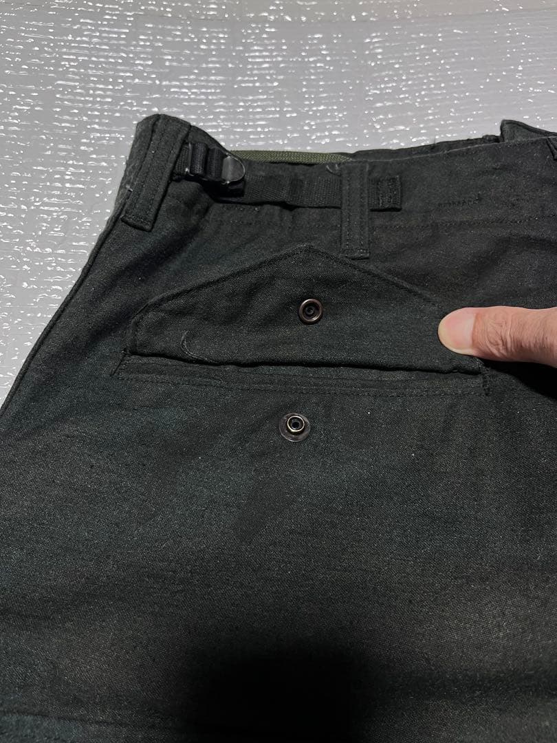 【vintage】M-65 アメリカ軍 フィールドパンツ ウッドランド 後染め