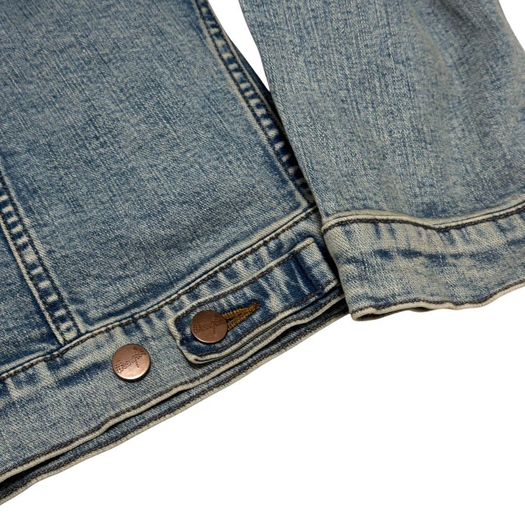 Wrangler 24MJZ フロントジップデニムジャケットインディゴブルーXL
