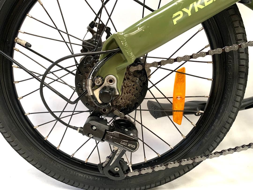送料無料 PYKES PEAKディスク電動アシスト自転車 20インチ動作確認済