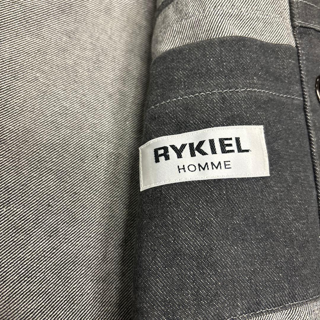 RYKIEL HOMME グレーデニムジャケット ミニマル　ユーロ　モード