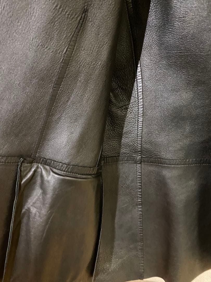 GUCCI ブラックレザージャケット サイズ46