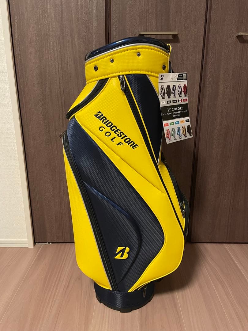 BRIDGESTONE キャディバッグ イエロー