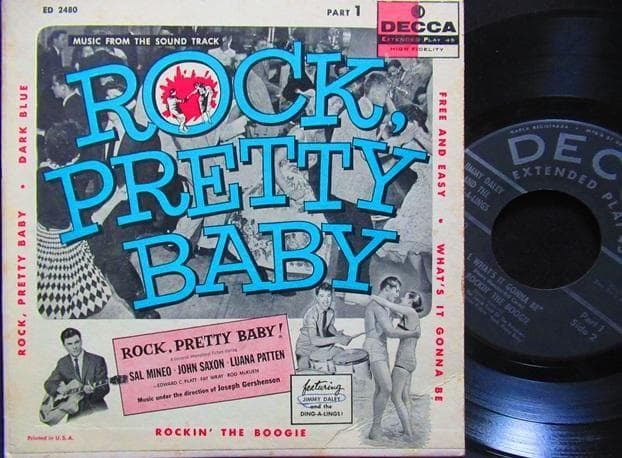 3【希少ジャケ/US原盤】ロックンロール映画「Rock Pretty Baby」