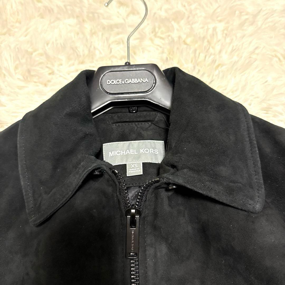 【タグ付き.未使用品】MICHAEL KORS レザージャケット　スエード