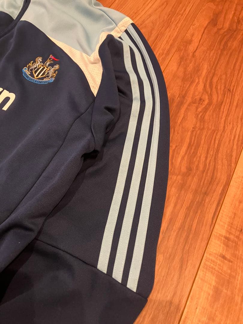 adidas ニューカッスルUTD ハーフジップ トレーニングジャケット古着