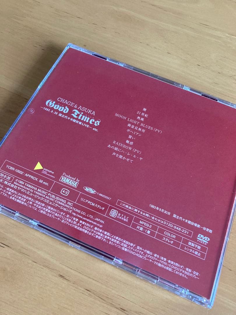 CHAGE and ASKA LIVE DVD BOX1　一部未開封品含む